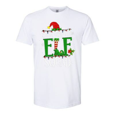 Christmas Teacher 5th Grade Elf Squad Xmas Lights Pajamas Softstyle® CVC T-Shirt