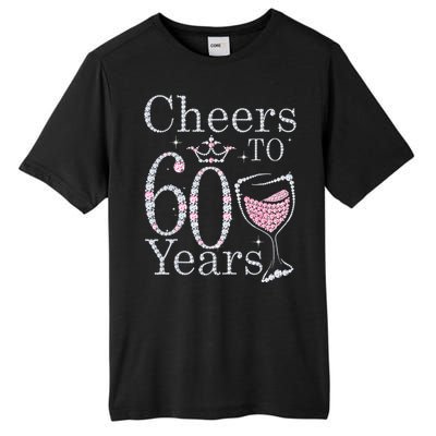 Cheers To 60 Years 1962 60Th Birthday Gift For Womens Tall Fusion ChromaSoft Performance T-Shirt