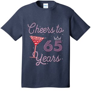 Cheers To 65 Years 65th Birthday 65 Years Old Bday T-Shirt