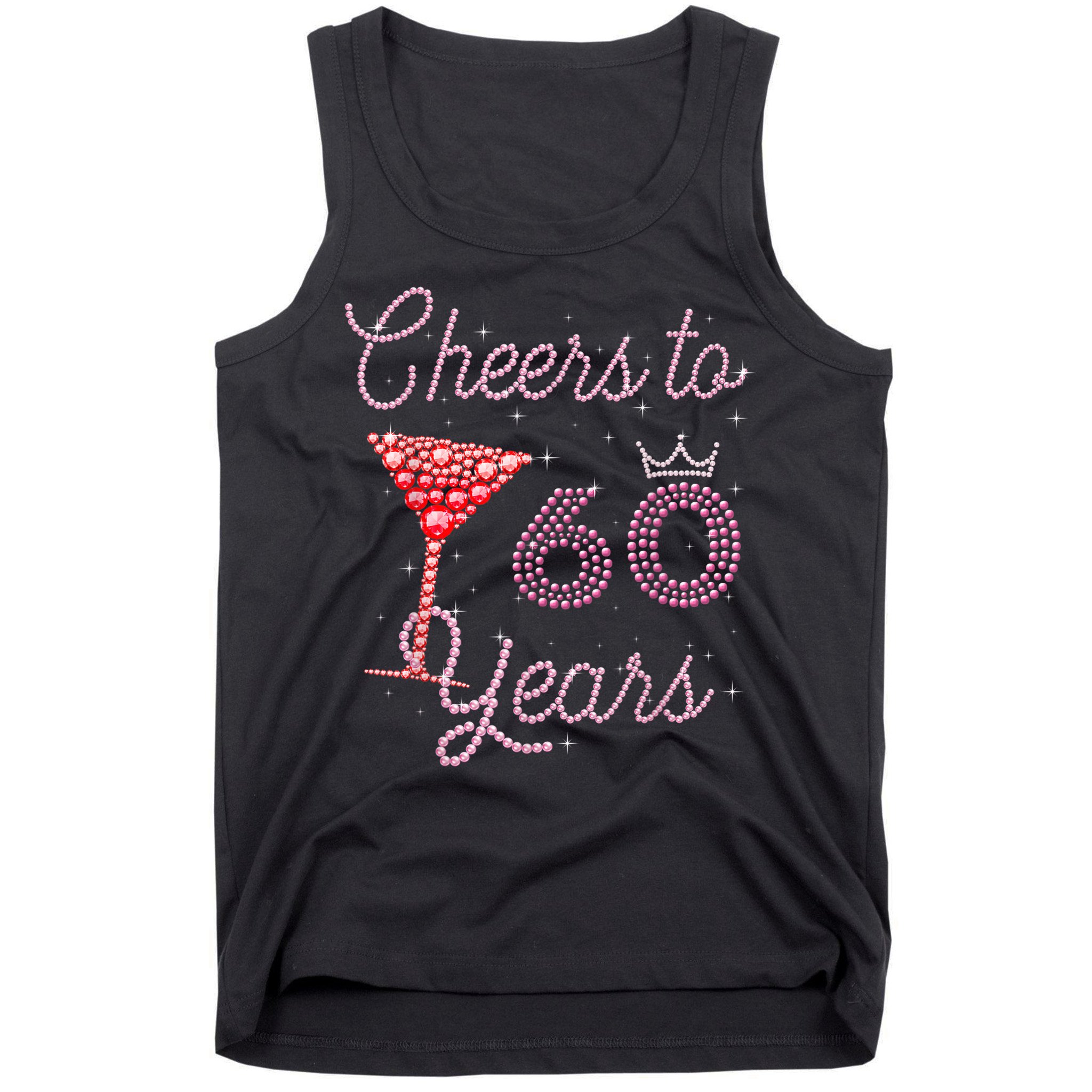 Cheers To 60 Years 60th Birthday 60 Years Old Bday Tank Top