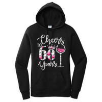 Cheers To 60 Year Old Gift 60th Birthday Queen Drink Wine Women's Pullover Hoodie