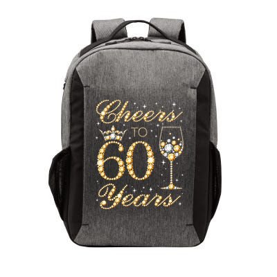 Cheers To 60 Years 60th Queens Birthday 60 Years Old Vector Backpack