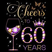 Cheers To 60 Years Old 60th Birthday Party 60th Bday Mug