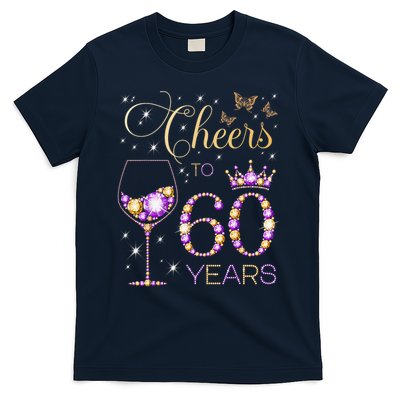 Cheers To 60 Years Old 60th Birthday Party 60th Bday T-Shirt