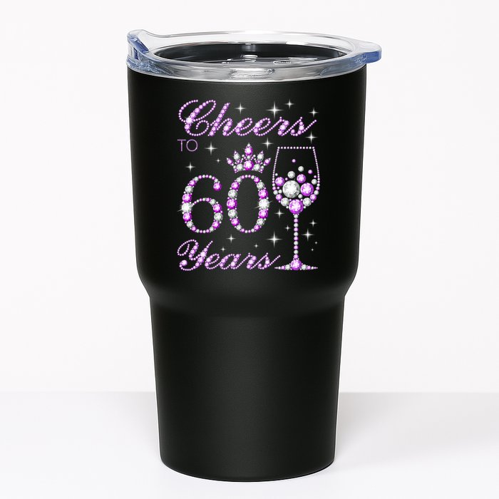 Cheers to 60 Years Old Wo Purple Crown 60th Birthday Pullover Hoodie Tumbler