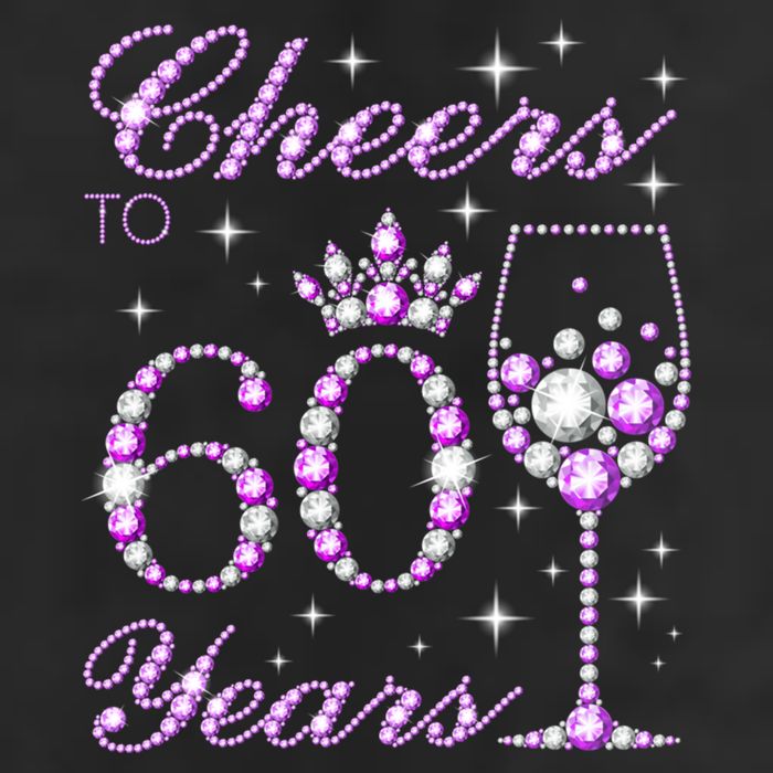 Cheers to 60 Years Old Wo Purple Crown 60th Birthday Pullover Hoodie Tumbler