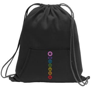 Chakras The 7 Centers Of Force Sweatshirt Cinch Pack Bag