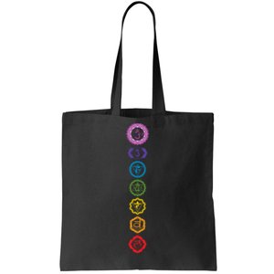 Chakras The 7 Centers Of Force Tote Bag