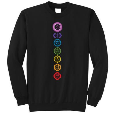 Chakras The 7 Centers Of Force Tall Sweatshirt