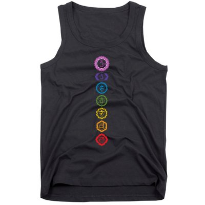 Chakras The 7 Centers Of Force Tank Top