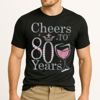 Cheers to 80 Years 1942 80Th Birthday Tee Gift For Wom.e.ns Cooling Performance Crew T-Shirt