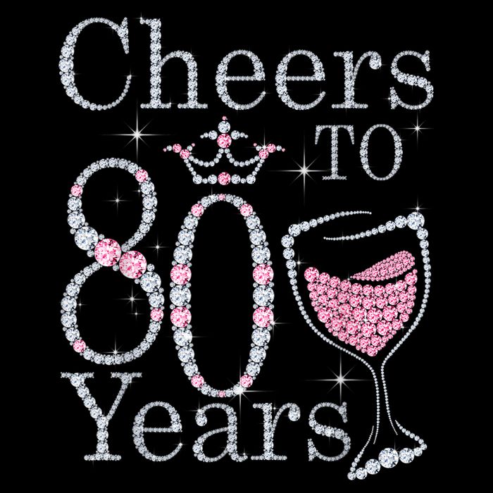 Cheers to 80 Years 1942 80Th Birthday Tee Gift For Wom.e.ns Cooling Performance Crew T-Shirt
