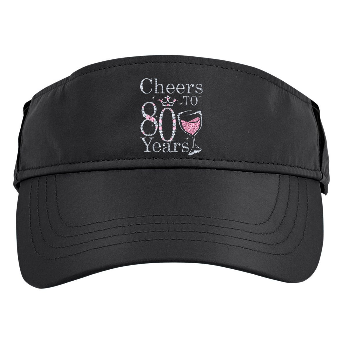 Cheers to 80 Years 1942 80Th Birthday Tee Gift For Wom.e.ns Adult Drive Performance Visor