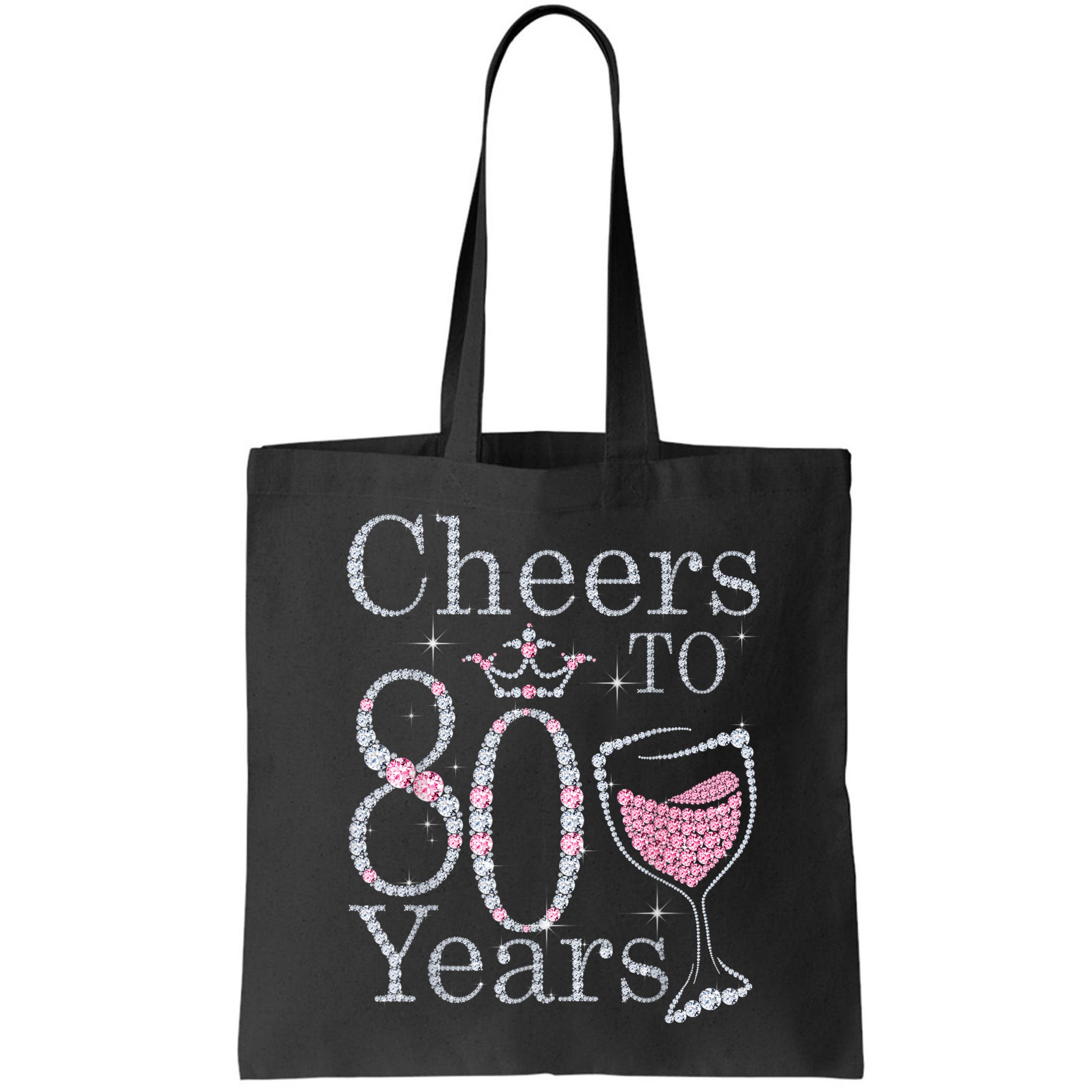 Cheers to 80 Years 1942 80Th Birthday Tee Gift For Wom.e.ns Bag