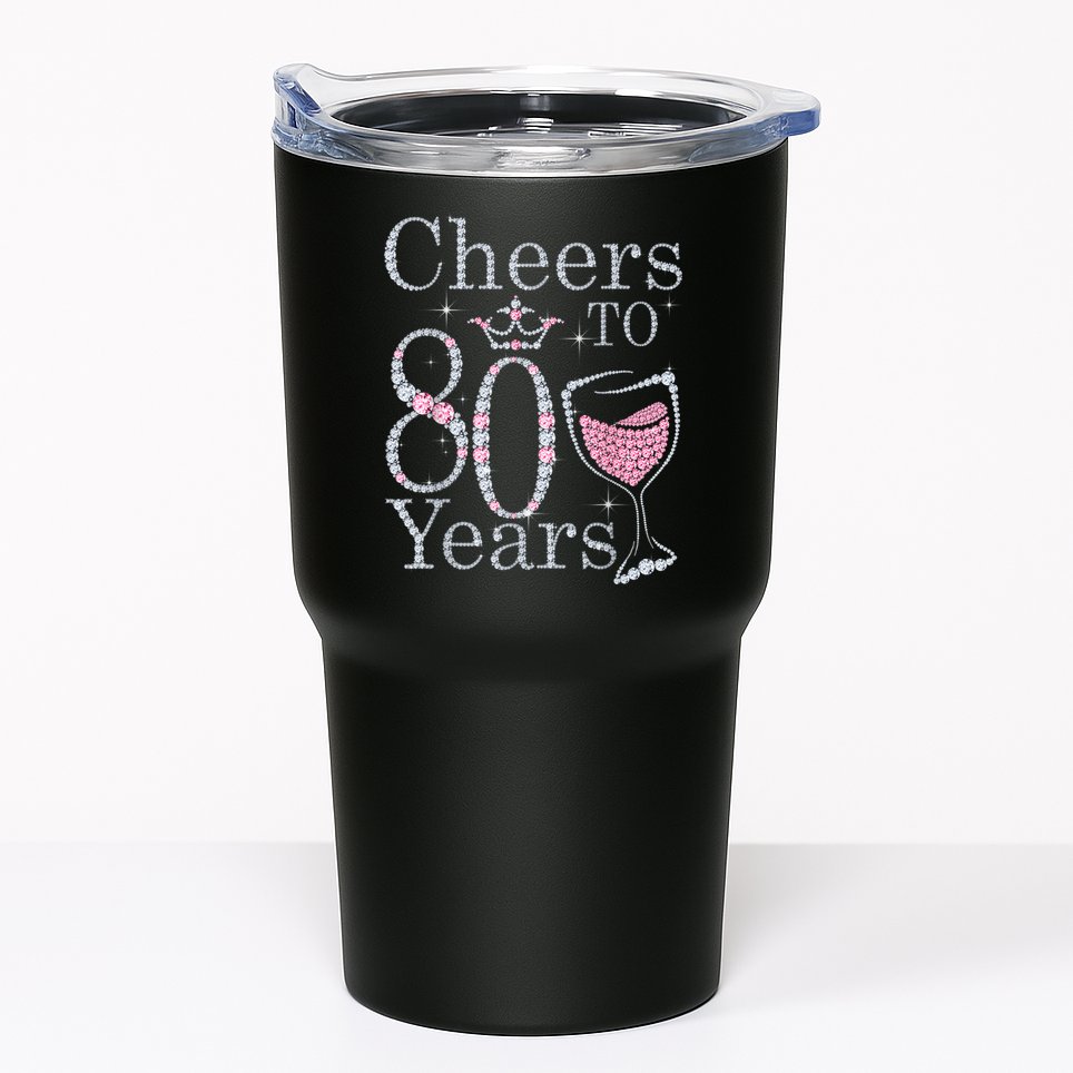 Cheers to 80 Years 1942 80Th Birthday Tee Gift For Wom.e.ns Tumbler