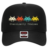 Classically Trained 80s Retro Alien Invaders Space Gamer Trucker Hat