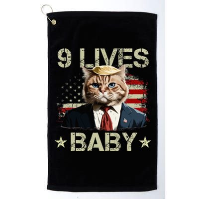 Cat Trump 9 Lives Baby Trump Cat 9 Lives Baby Platinum Collection Golf Towel