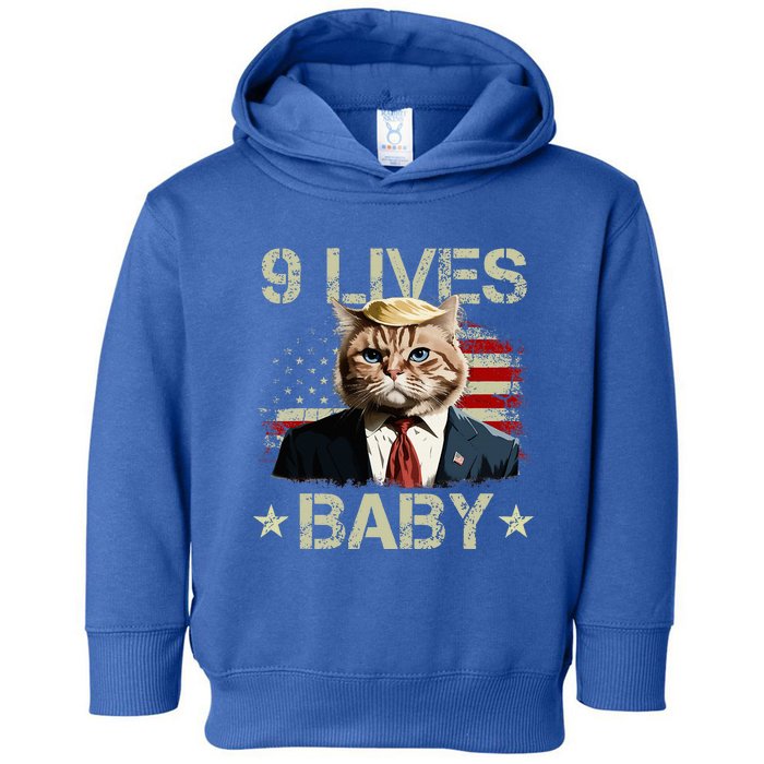 Cat Trump 9 Lives Baby Trump Cat 9 Lives Baby Toddler Hoodie