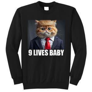 Cat Trump 9 Lives Baby Sweatshirt