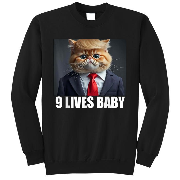 Cat Trump 9 Lives Baby Sweatshirt