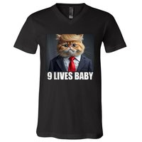 Cat Trump 9 Lives Baby V-Neck T-Shirt