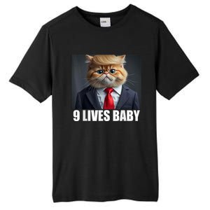 Cat Trump 9 Lives Baby Tall Fusion ChromaSoft Performance T-Shirt