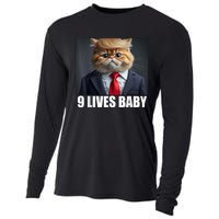 Cat Trump 9 Lives Baby Cooling Performance Long Sleeve Crew