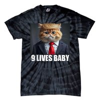 Cat Trump 9 Lives Baby Tie-Dye T-Shirt