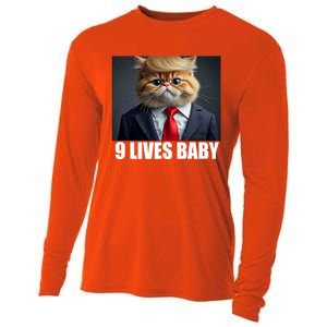 Cat Trump 9 Lives Baby Cooling Performance Long Sleeve Crew