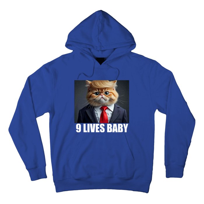 Cat Trump 9 Lives Baby Hoodie