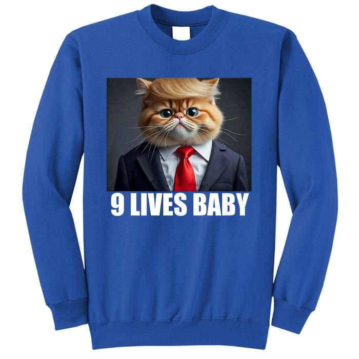 Cat Trump 9 Lives Baby Sweatshirt