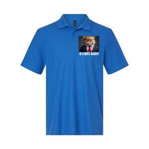 Cat Trump 9 Lives Baby Softstyle Adult Sport Polo