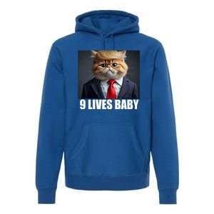 Cat Trump 9 Lives Baby Premium Hoodie