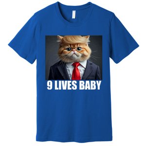 Cat Trump 9 Lives Baby Premium T-Shirt