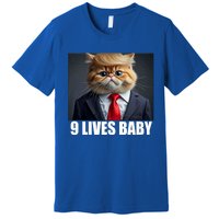 Cat Trump 9 Lives Baby Premium T-Shirt