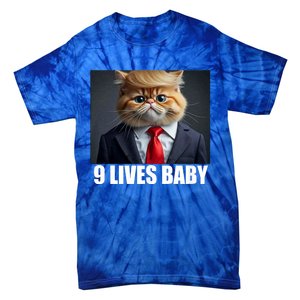 Cat Trump 9 Lives Baby Tie-Dye T-Shirt