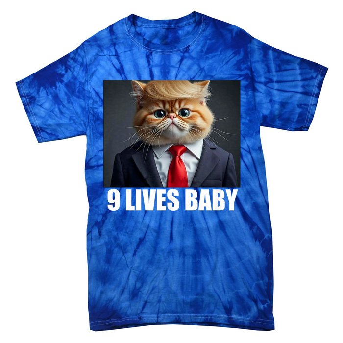 Cat Trump 9 Lives Baby Tie-Dye T-Shirt