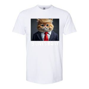 Cat Trump 9 Lives Baby Softstyle CVC T-Shirt