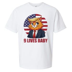 Cat Trump 9 Lives Baby Funny Sueded Cloud Jersey T-Shirt