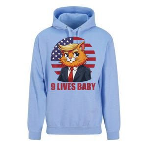 Cat Trump 9 Lives Baby Funny Unisex Surf Hoodie