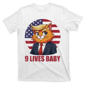 Cat Trump 9 Lives Baby Funny T-Shirt