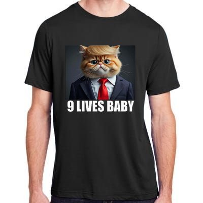 Cat Trump 9 Lives Baby Adult ChromaSoft Performance T-Shirt