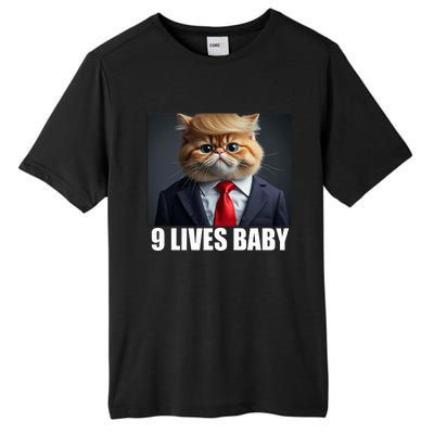 Cat Trump 9 Lives Baby Tall Fusion ChromaSoft Performance T-Shirt