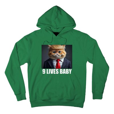 Cat Trump 9 Lives Baby Hoodie