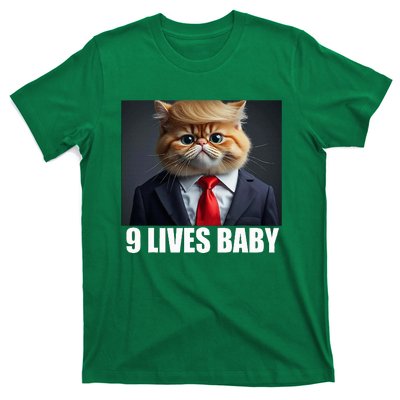 Cat Trump 9 Lives Baby T-Shirt