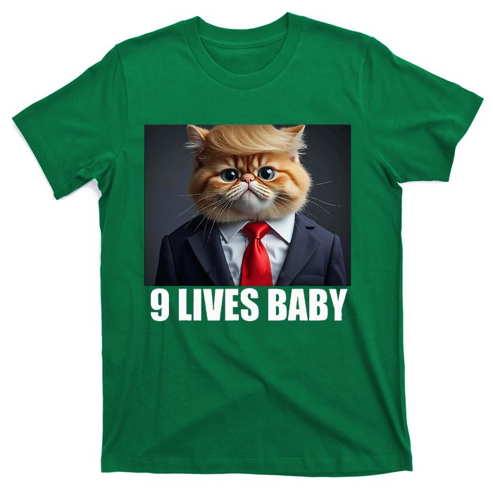 Cat Trump 9 Lives Baby T-Shirt