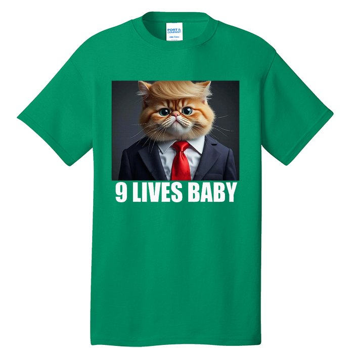 Cat Trump 9 Lives Baby Tall T-Shirt