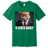 Cat Trump 9 Lives Baby Premium T-Shirt