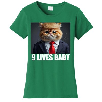 Cat Trump 9 Lives Baby Women's T-Shirt