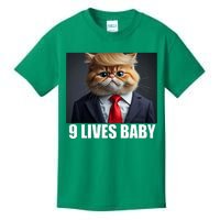 Cat Trump 9 Lives Baby Kids T-Shirt